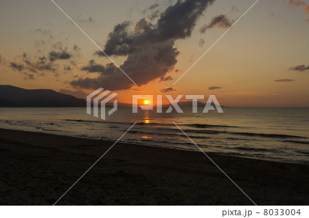 日本海の夕陽 日本海の夕陽 8033004