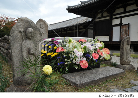 奈良　秋の元興寺 8035895