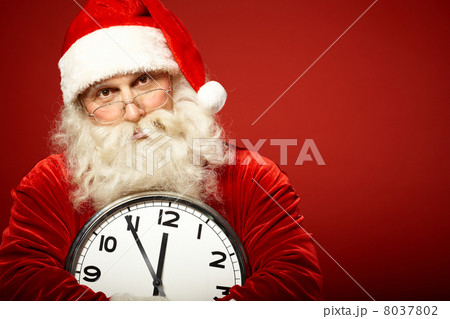 Santa with clock Santa with clock 8037802