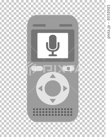 ボイスレコーダーのイラスト素材