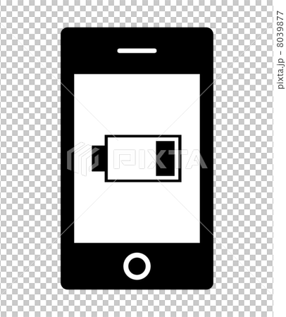 Battery level of smartphone 8039877