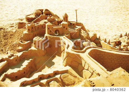 Sand Castle on the Beach 8040362