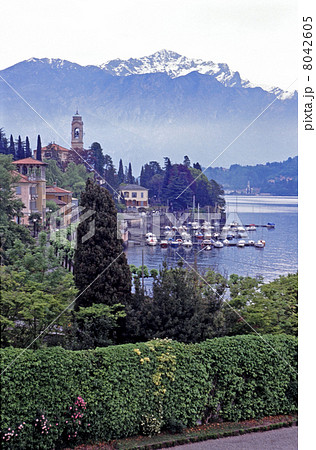 コモ湖湖畔の風景 コモ湖湖畔の風景 8042605