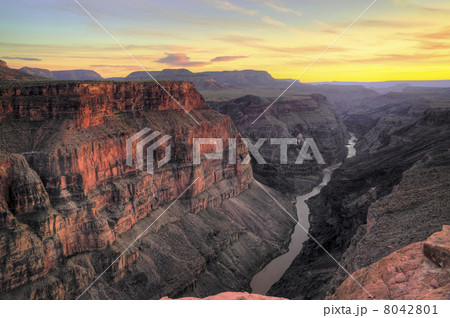 Toroweap Point Sunset, Grand Canyon National Park 8042801