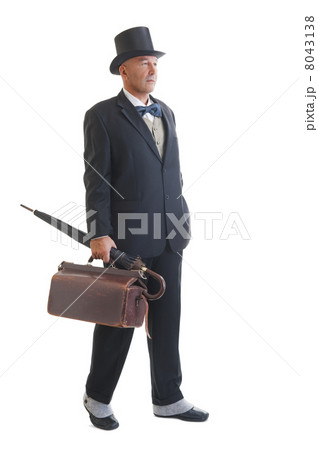 businessman in a retro business suit businessman in a retro business suit 8043138