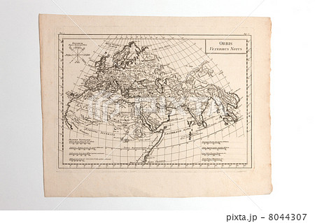 古い世界地図 ヨーロッパとアジア 古い世界地図 ヨーロッパとアジア 8044307
