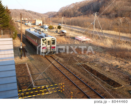夕暮れの電車 8044460