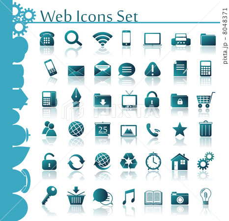 web icon set web icon set 8048371