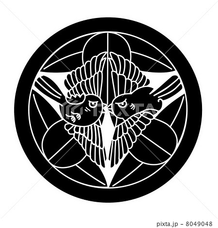 竹に飛雀　上杉謙信　定紋 8049048