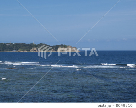 勝浦海中公園から見た太平洋 8049510