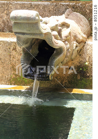 8月沖縄　首里城・龍樋 8051216