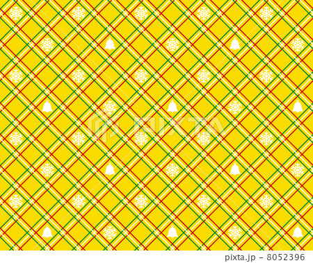 クリスマスパターン　イエロー 8052396