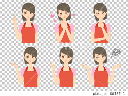 A woman in an apron 8052741