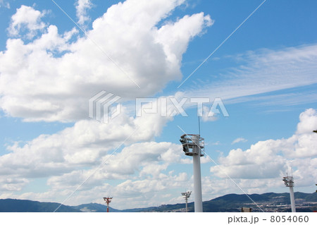 ハワイ島の飛行場の空 ハワイ島の飛行場の空 8054060