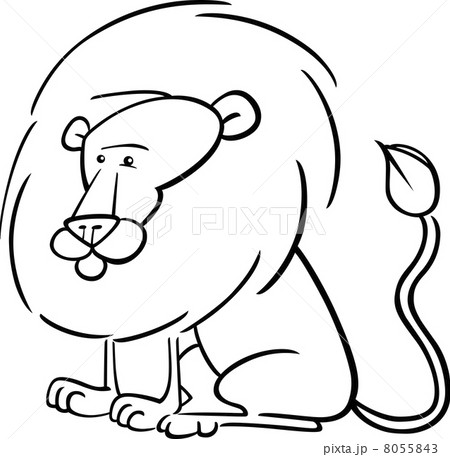 African Lion Cartoon for coloring African Lion Cartoon for coloring 8055843