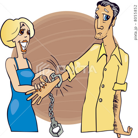Man trapped by handcuffs 8055852