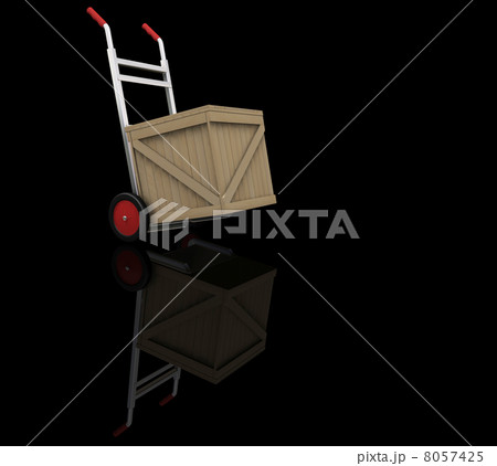 Hand truck with crate 8057425