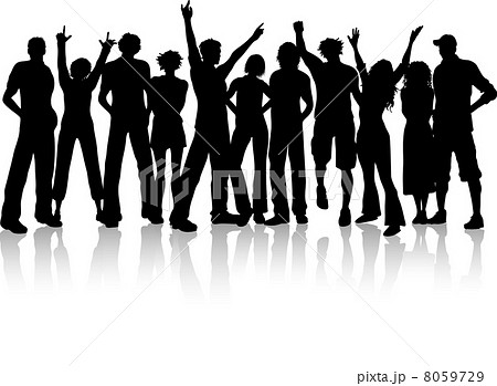 Crowd Of Peopleのイラスト素材