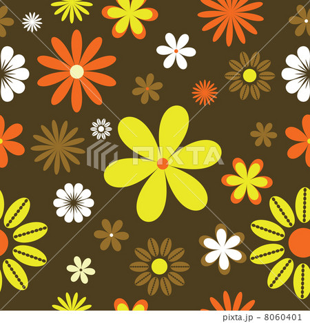 retro floral background retro floral background 8060401