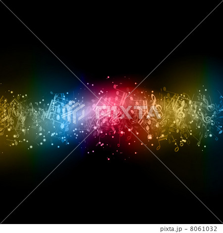 Abstract music notes Abstract music notes 8061032
