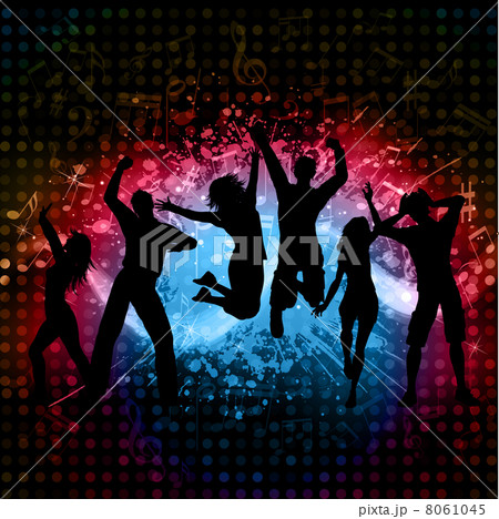 Grunge party background 8061045