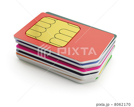Sim cards stack Sim cards stack 8062170