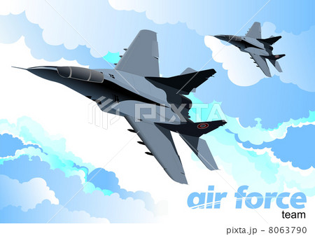 Air force team. Vector illustration Air force team. Vector illustration 8063790