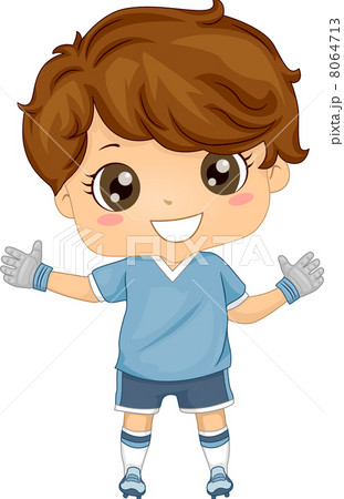 Little Boy Soccer Goalkeeper 8064713