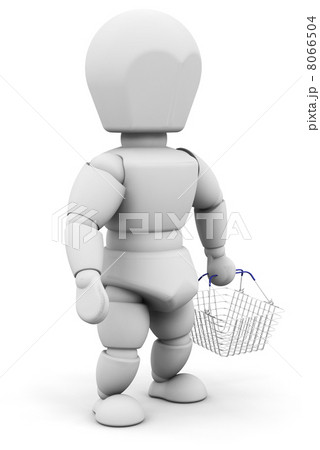 Person with shopping basket 8066504