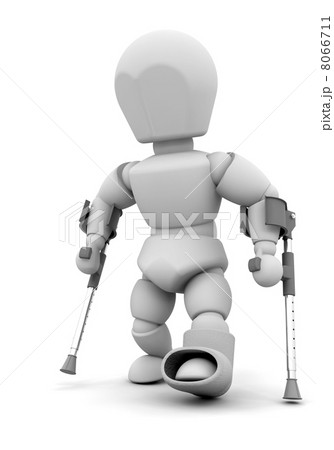 Person on crutches Person on crutches 8066711