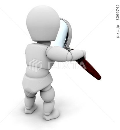 Looking through a magnifying glass Looking through a magnifying glass 8066749