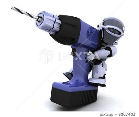 robot with drill 8067402