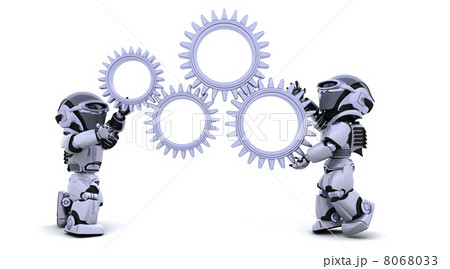 robot with gear mechanism 8068033
