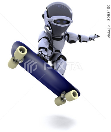 Robot with skateboard 8068400