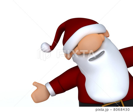 Cute Santa Claus Charicature 8068430