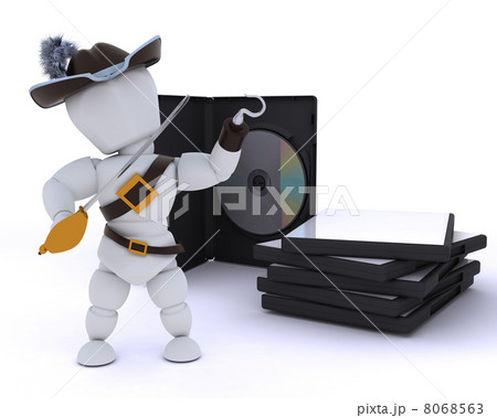 Pirate with DVD software 8068563