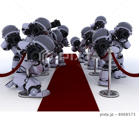 Robot Paparazzi at the red carpet Robot Paparazzi at the red carpet 8068573