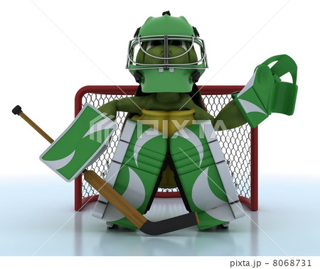 tortoise playing ice hockey 8068731