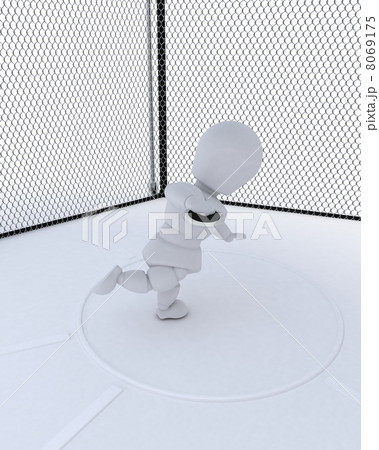 man throwing a discus man throwing a discus 8069175