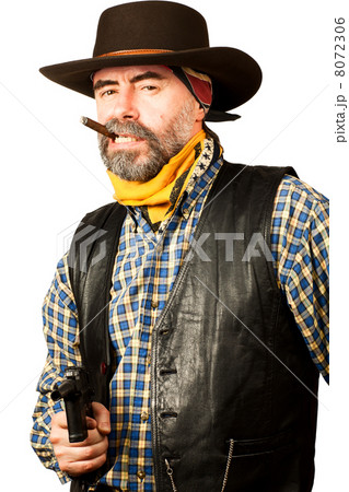 american cowboy smoking cigar 8072306