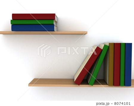Stack of Books on white background 8074101