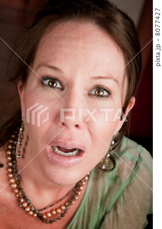 Frightened woman Frightened woman 8077427