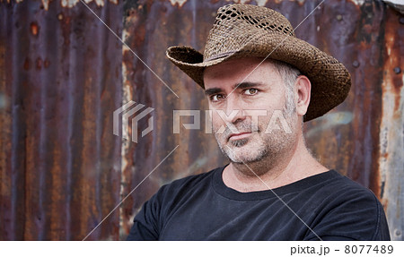 Man in Cowboy Hat 8077489