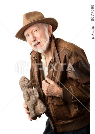 Adventurer or archaeologist offering to sell idol Adventurer or archaeologist offering to sell idol 8077699