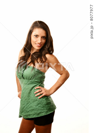 Pretty Hispanic Woman Pretty Hispanic Woman 8077977