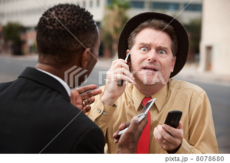 Scared Businessman 8078680