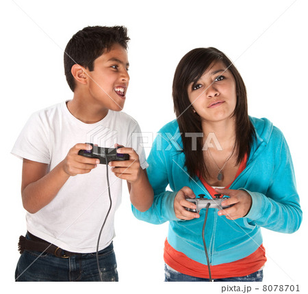 Kids Playing Video Games 8078701