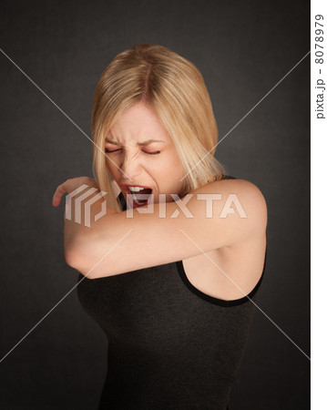 Sneezing Lady 8078979