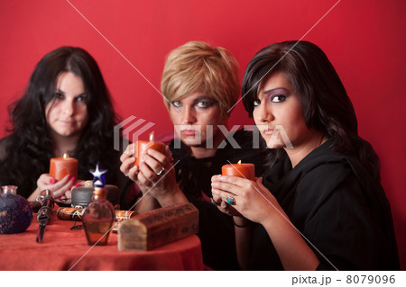 Witches With Candles 8079096