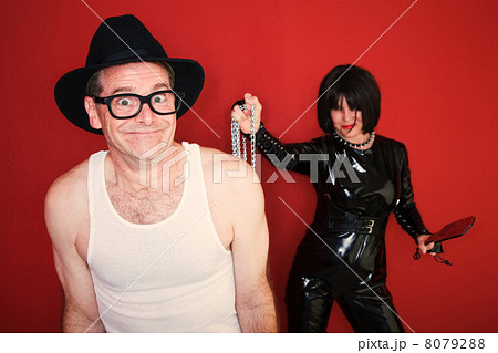 Man Enjoying Dominatrix Fetish Man Enjoying Dominatrix Fetish 8079288